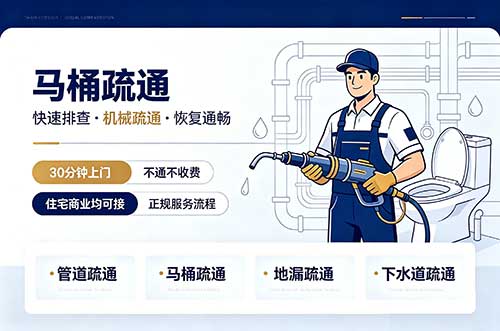 黄骅马桶疏通